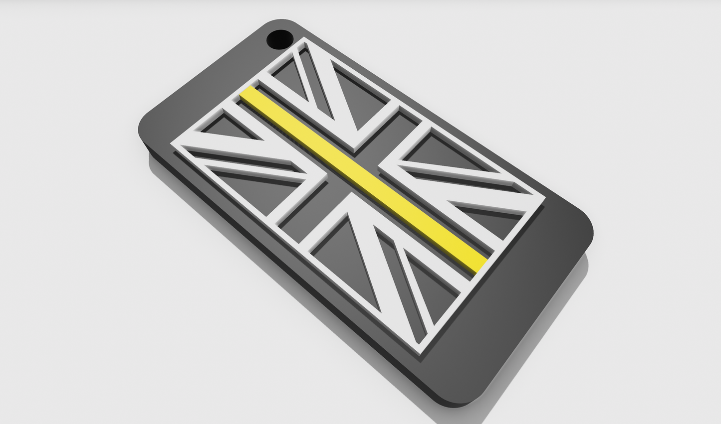 Small Thin Line Key Tag