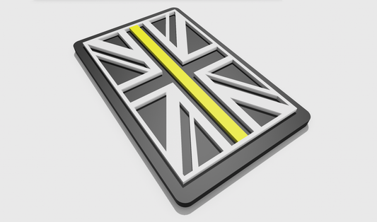 Thin Yellow Line Flag Patch (8x5)