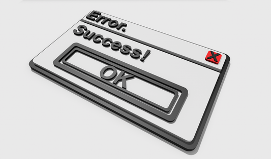 Error. Success! (8x5)