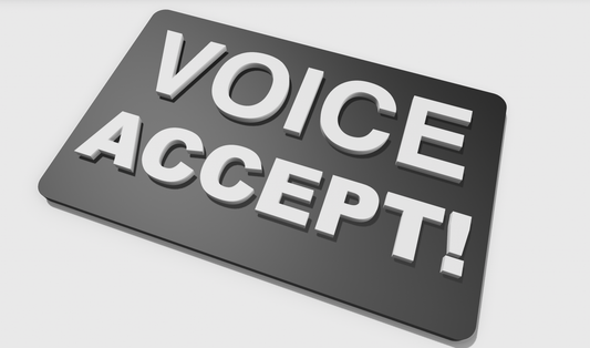 VOICE ACCEPT! (8x5)