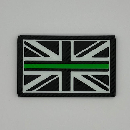 Thin Green Line Flag Patch (8x5)