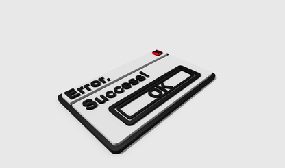 Error. Success! (8x5)