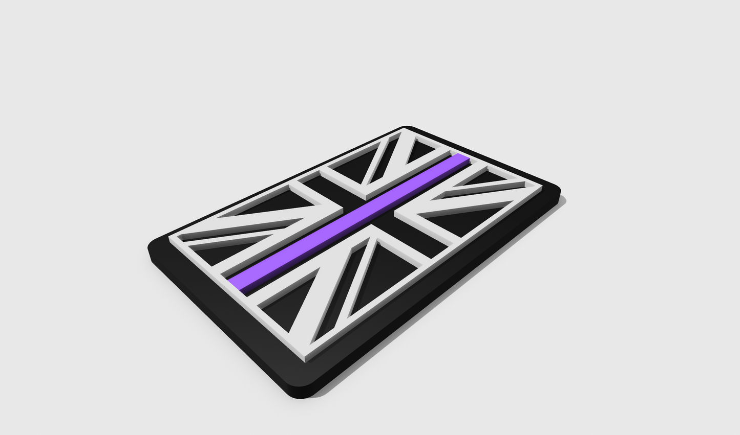 Thin Purple Line Flag Patch (8x5)