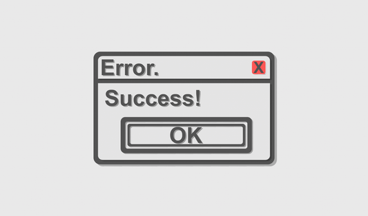 Error. Success! (8x5)