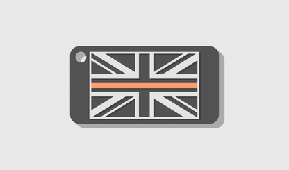 Small Thin Line Key Tag