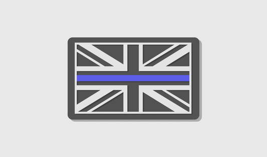 Thin Blue Line Flag Patch (8x5)