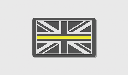 Thin Yellow Line Flag Patch (8x5)