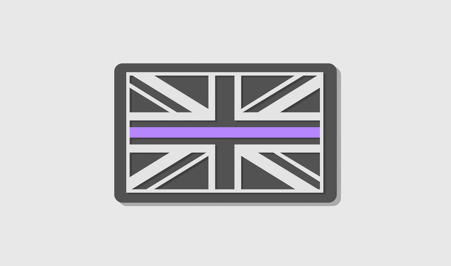 Thin Purple Line Flag Patch (8x5)