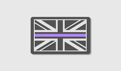 Thin Purple Line Flag Patch (8x5)
