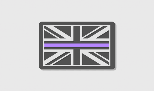 Thin Purple Line Flag Patch (8x5)