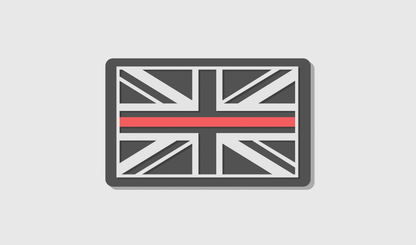Thin Red Line Flag Patch (8x5)