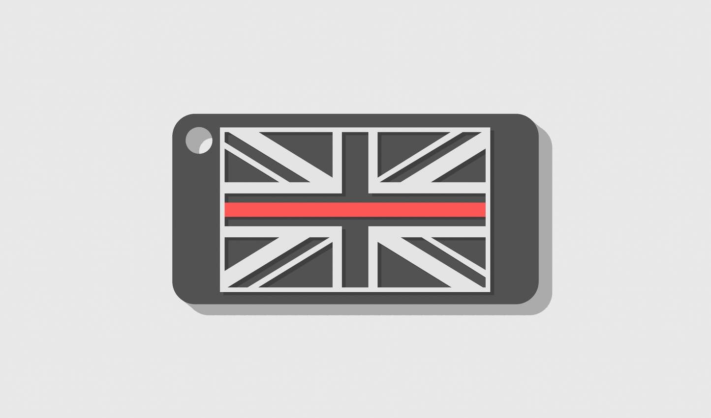 Small Thin Line Key Tag