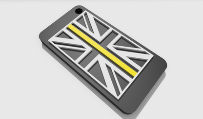 Small Thin Line Key Tag
