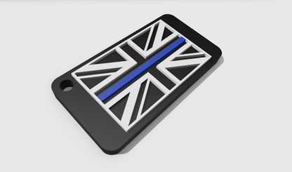 Small Thin Line Key Tag