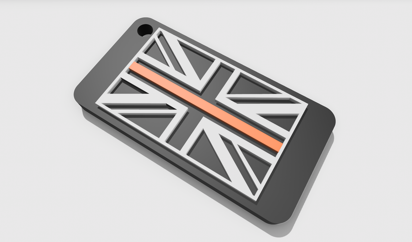 Small Thin Line Key Tag