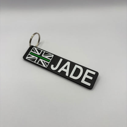 Thin Line Key Tag