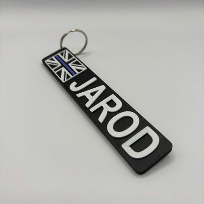 Thin Line Key Tag