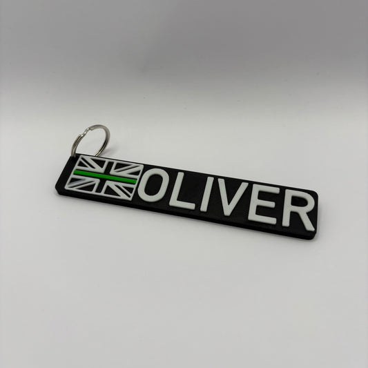 Thin Line Key Tag