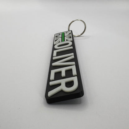Thin Line Key Tag