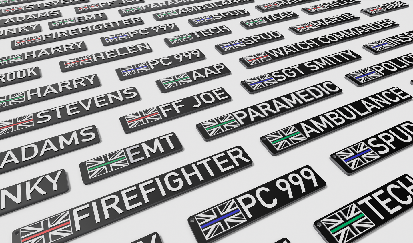 Thin Line Key Tag